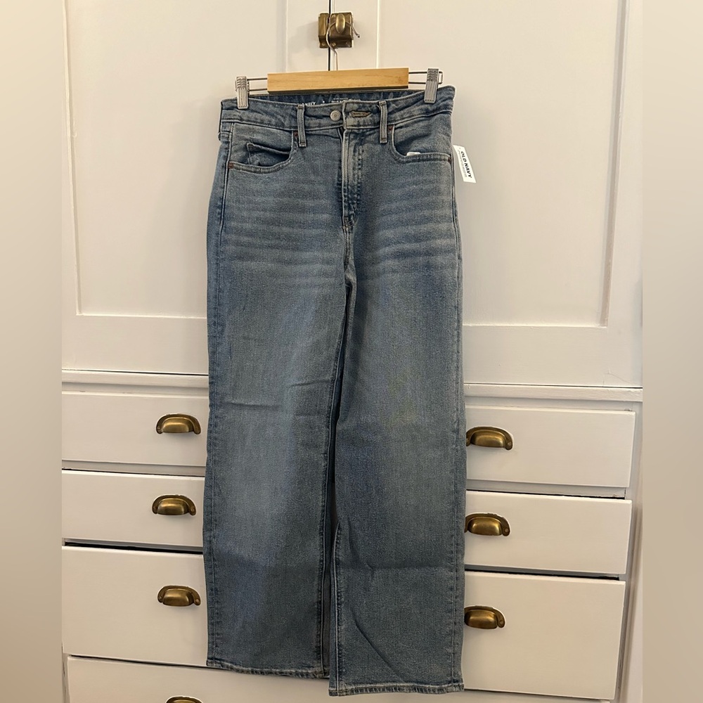 Old Navy High Rise Wide Leg Jeans 4P